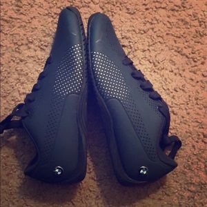 Nice boy BMW Pumas, Navy blue, Sz 4 Brand New